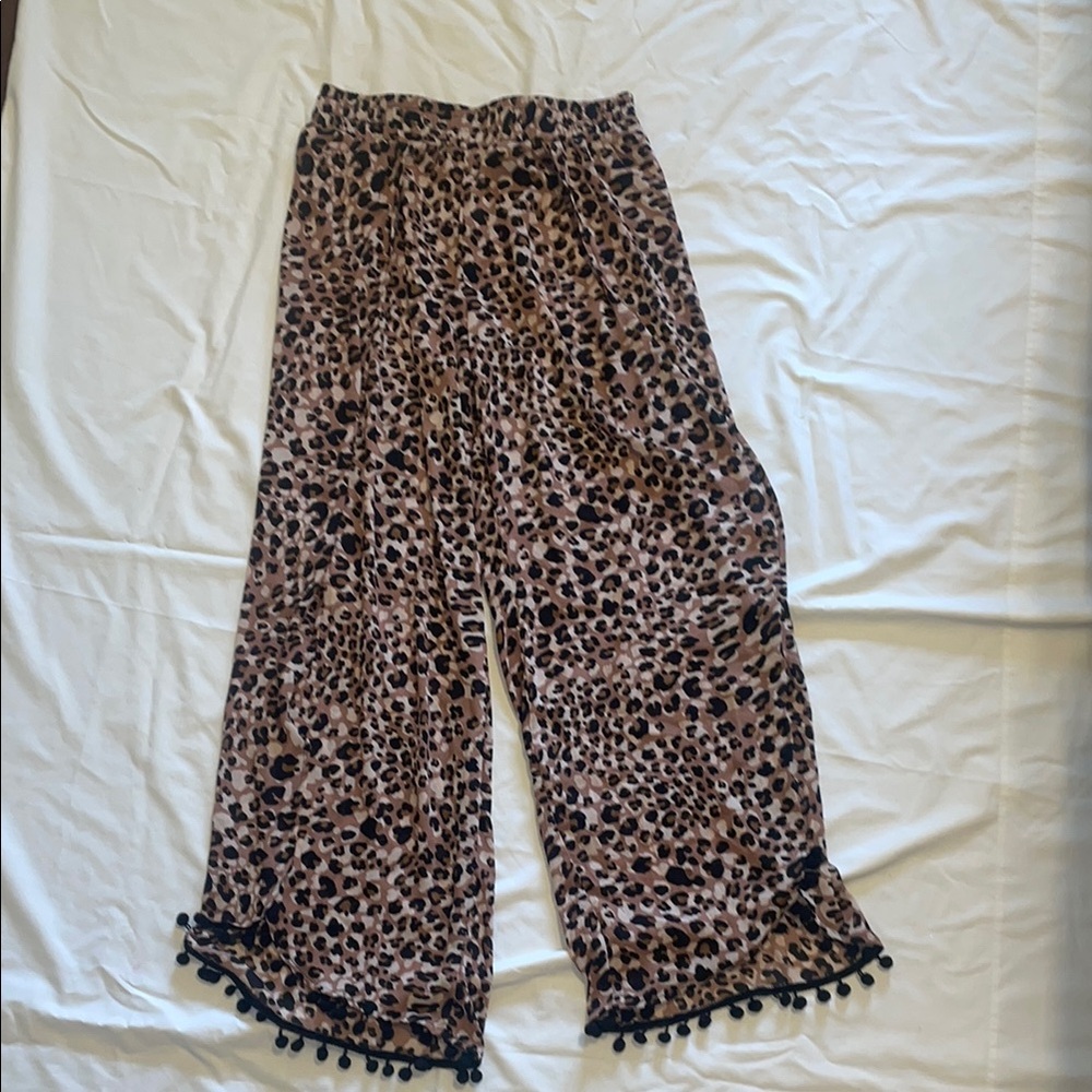 Time and Tru Leopard Print Swim Coverup